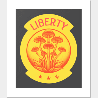 Liberty Caps - Magic Mushrooms Posters and Art